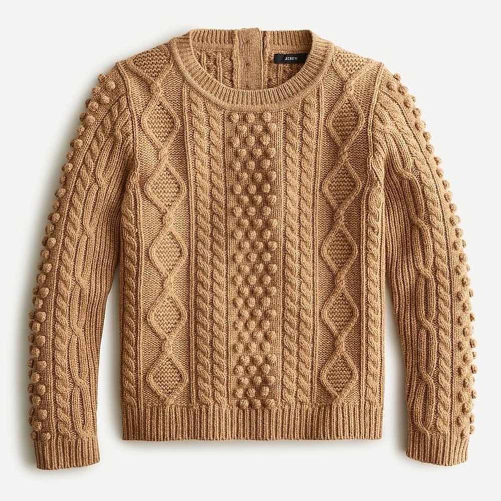 NWOT J. Crew Cable Knit Sweater